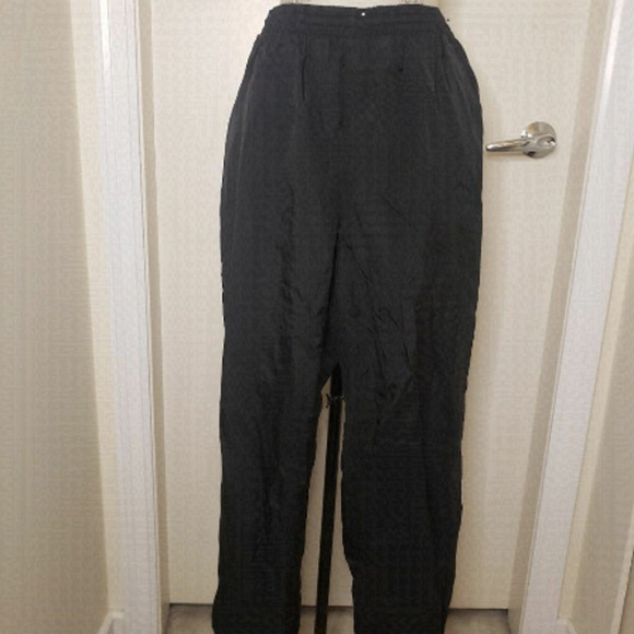 90s Black Track Pants - Picture 1 of 8